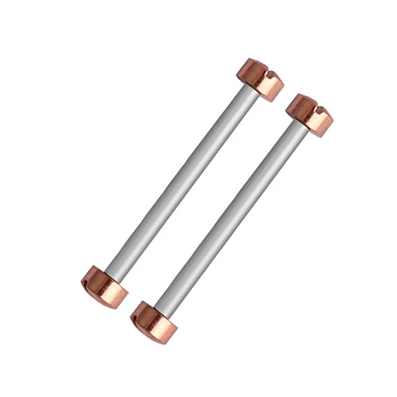 Screw-In Watch Lug Stem Link Kit Watch Screw Tube Rod Spring Bar for Leather Watchband Strap Rose Gold Silver 14 16 18 20 22mm