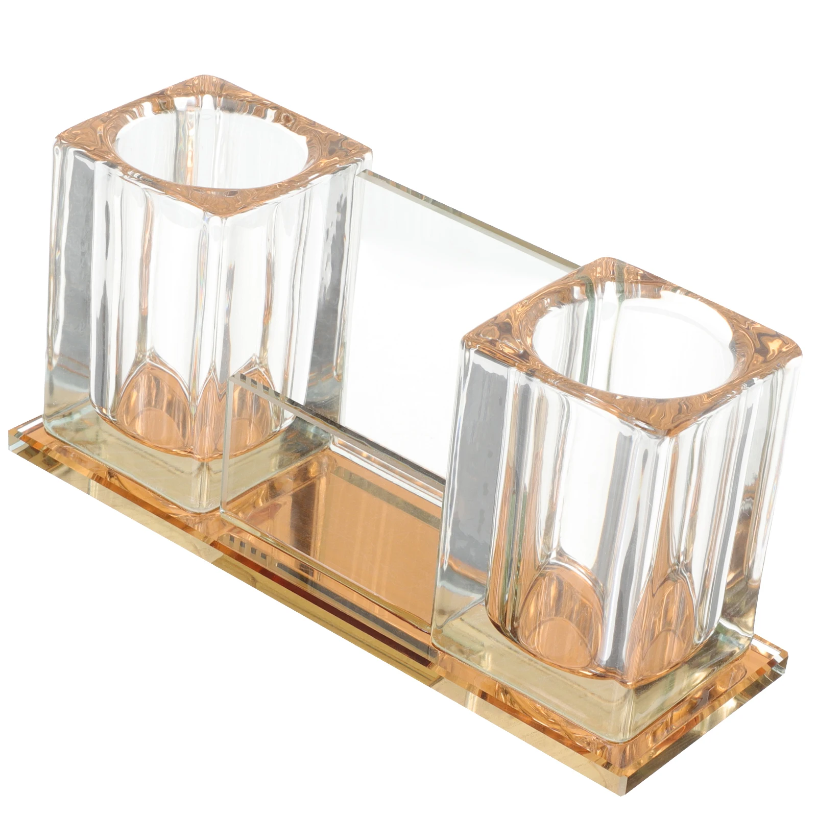 

Desktop Crystal Microphone Stand Holder for Wireless Household Acrylic Tabletop Office
