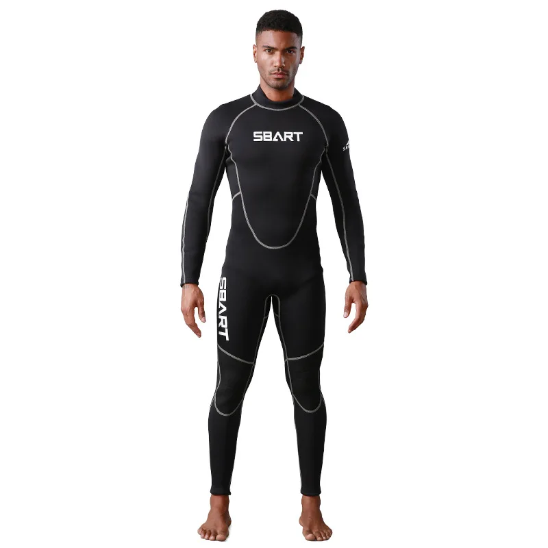 

Wetsuit Men, 3mm Neoprene Diving Suit Thermal Shorty Wetsuit Back Zip for Water Sports Kayakboarding Surfing Snorkeling Swimming