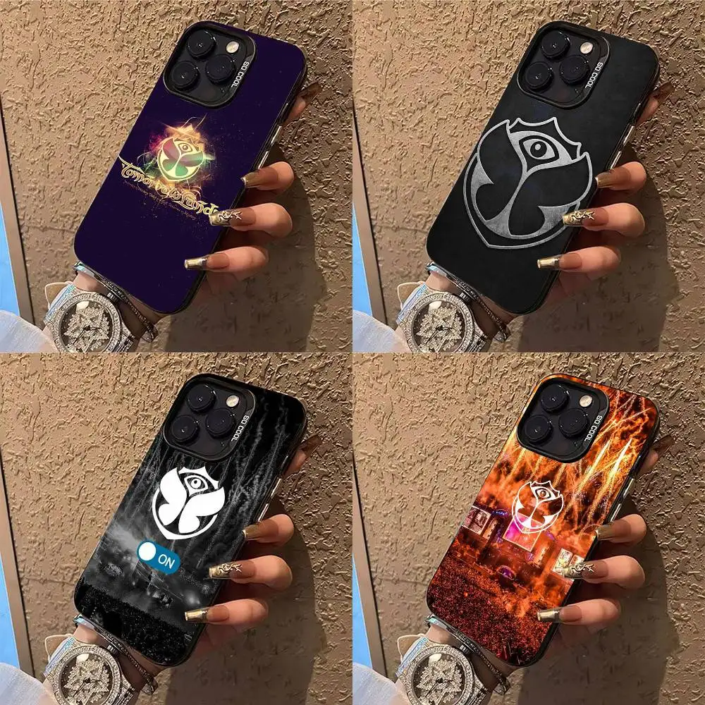 

Tomorrowlands Phone Case For iPhone 17,16,15,14,13,12,X,8,Pro,Max,Plus,E,SE4,Air,Mini IMD Matte Black