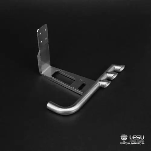 

Lesu 1/14 Rc Parts Metal Tee Exhaust Pipe For Diy Tamiyaya 1850 Remote Control Car Th09767