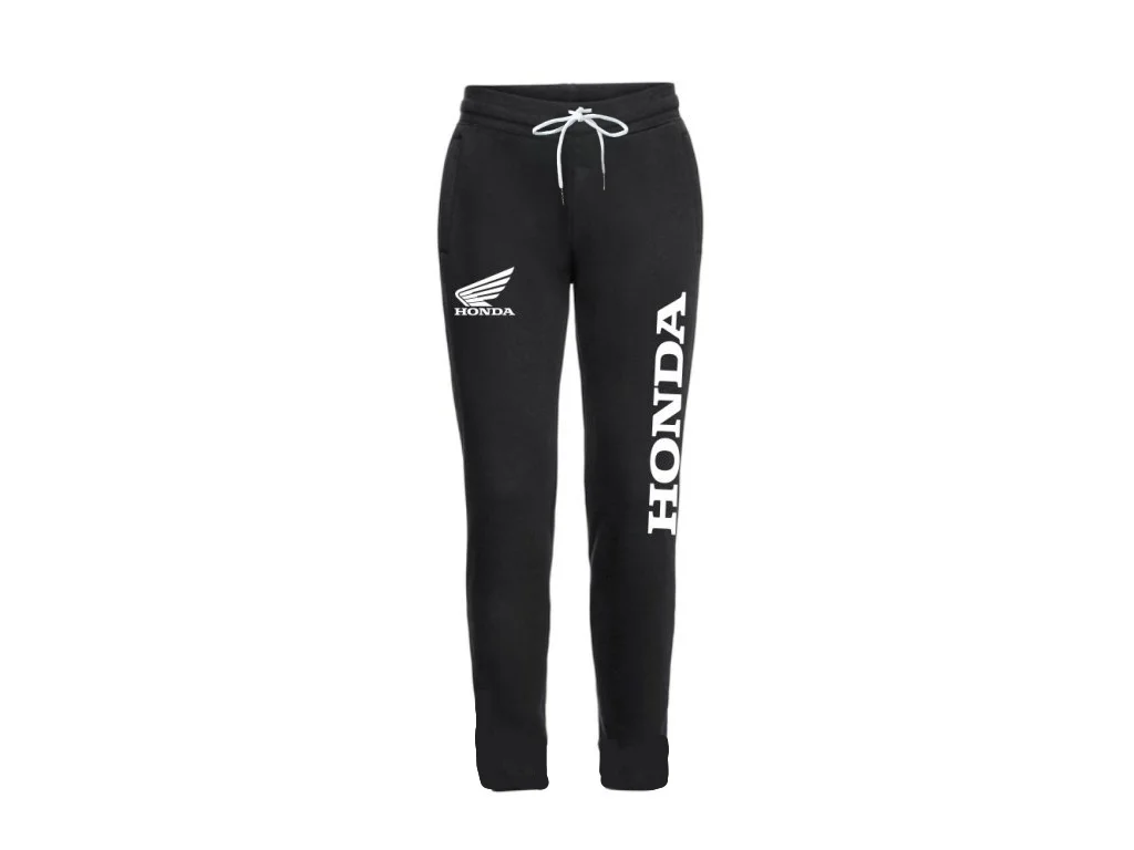 

Honda осенние мужские повседневные брюки черно-белые персонализированные дышащие быстросохнущие спортивные брюки с принтом для фитнеса и упражнений