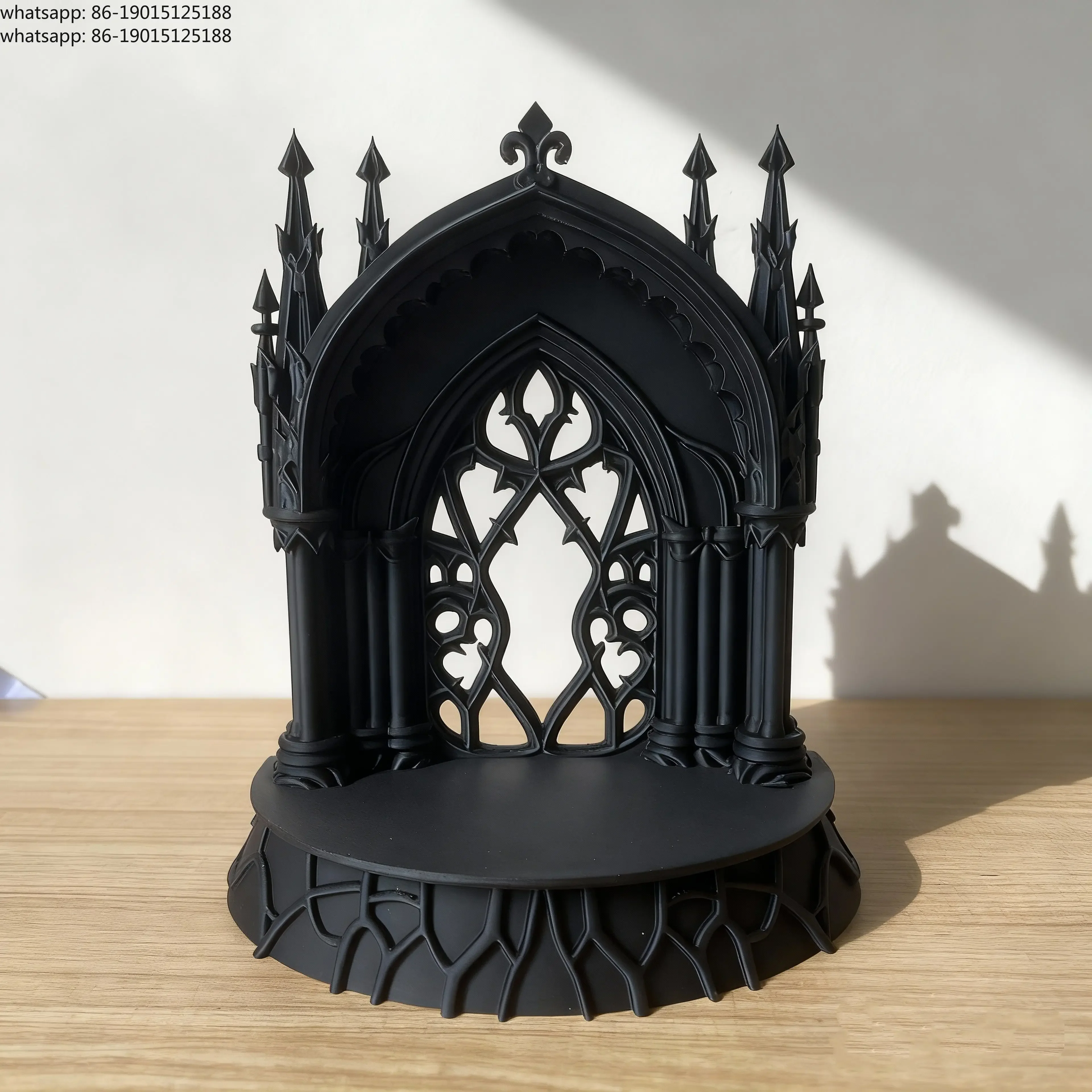 Desktop dark stage shooting props display table storage ornament