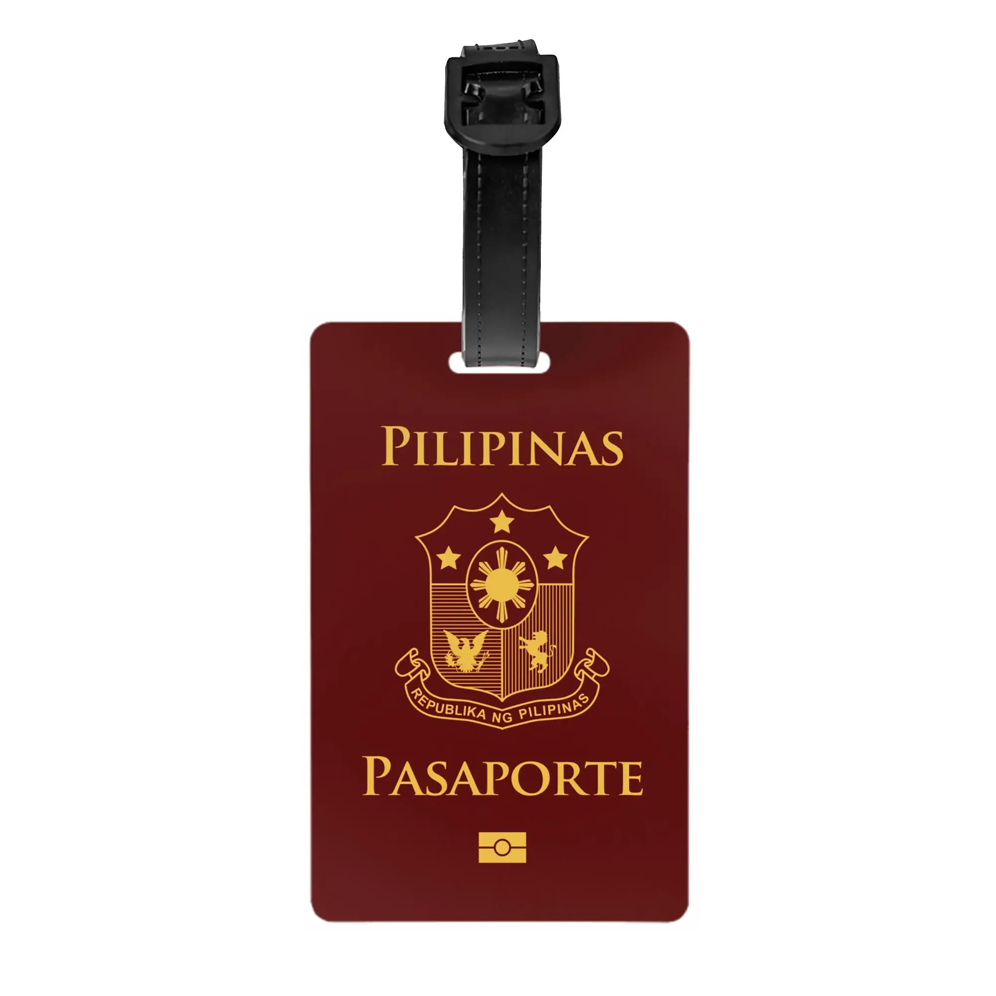 Philippines passport Luggage Tag  Travel Bag Suitcase Privacy Cover ID Label