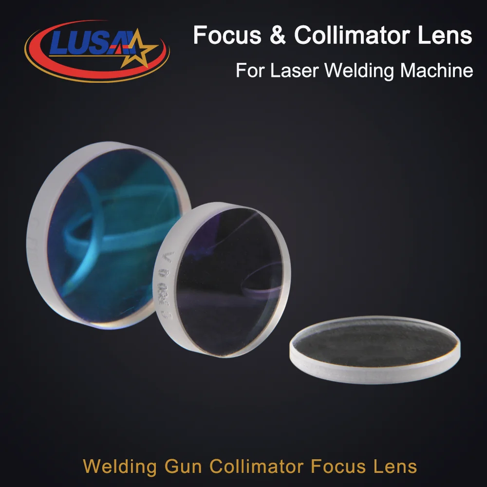 LUSAI D16/D20 Laser Cleaning Focus Lens/Collimator Lens For Laser Welding Cleaning Machine KRD/QILIN/RELFAR/SUP21C/RAYTOOLS/WSX