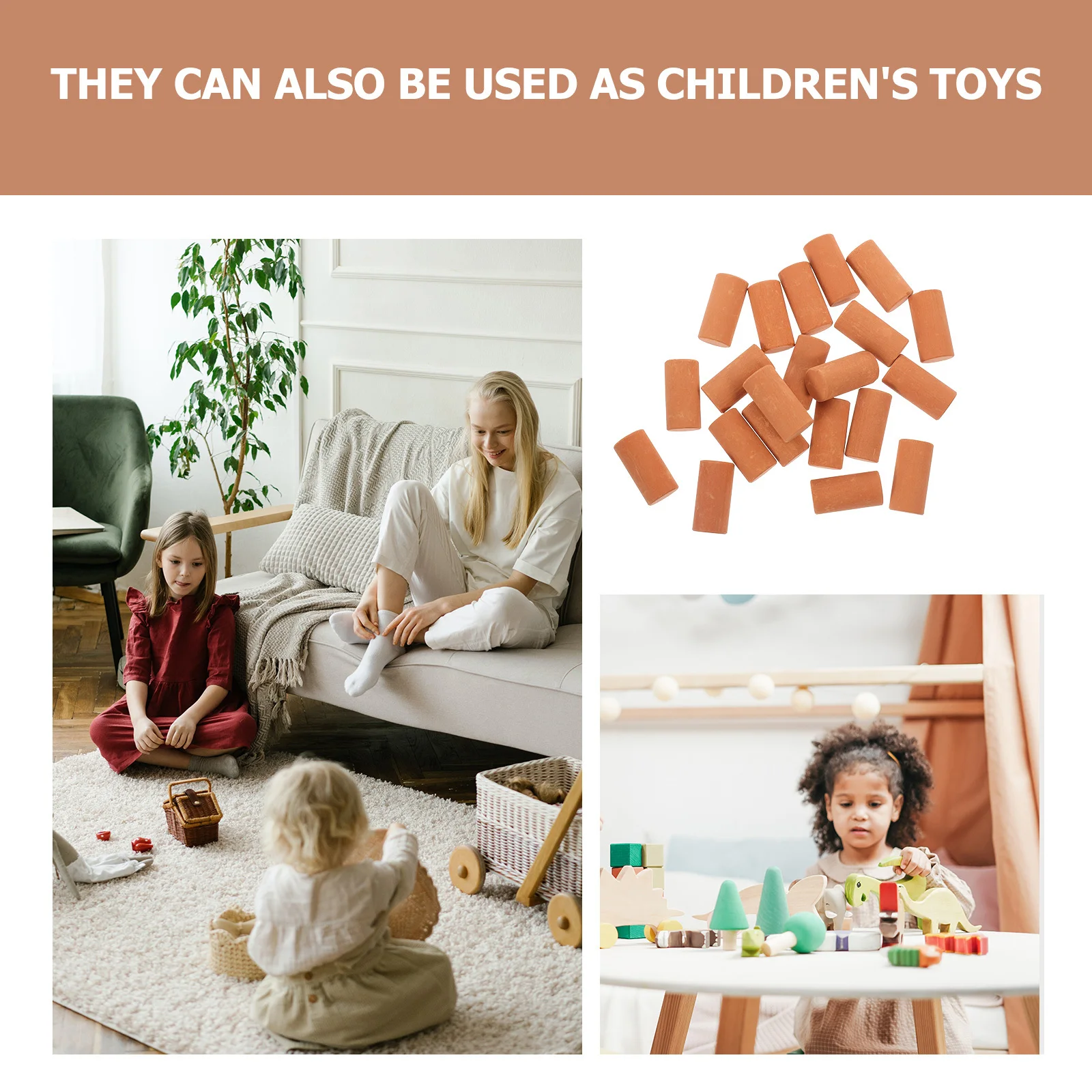 50 قطعة نماذج الطوب المصغرة مادة التربة لتقوم بها بنفسك مجموعات الحرفية تنوعا استخدام حديقة البيت الطوب الصغير نماذج مصغرة #1