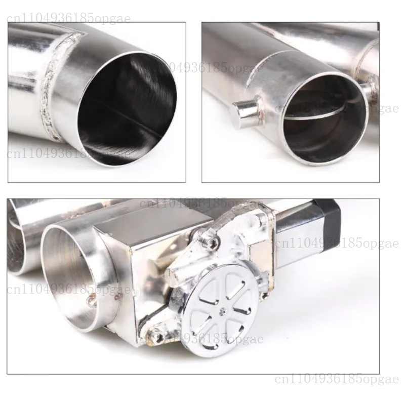 Tuyau d'échappement Double ouverture, vanne d'échappement intégrée de type Y, Double vanne