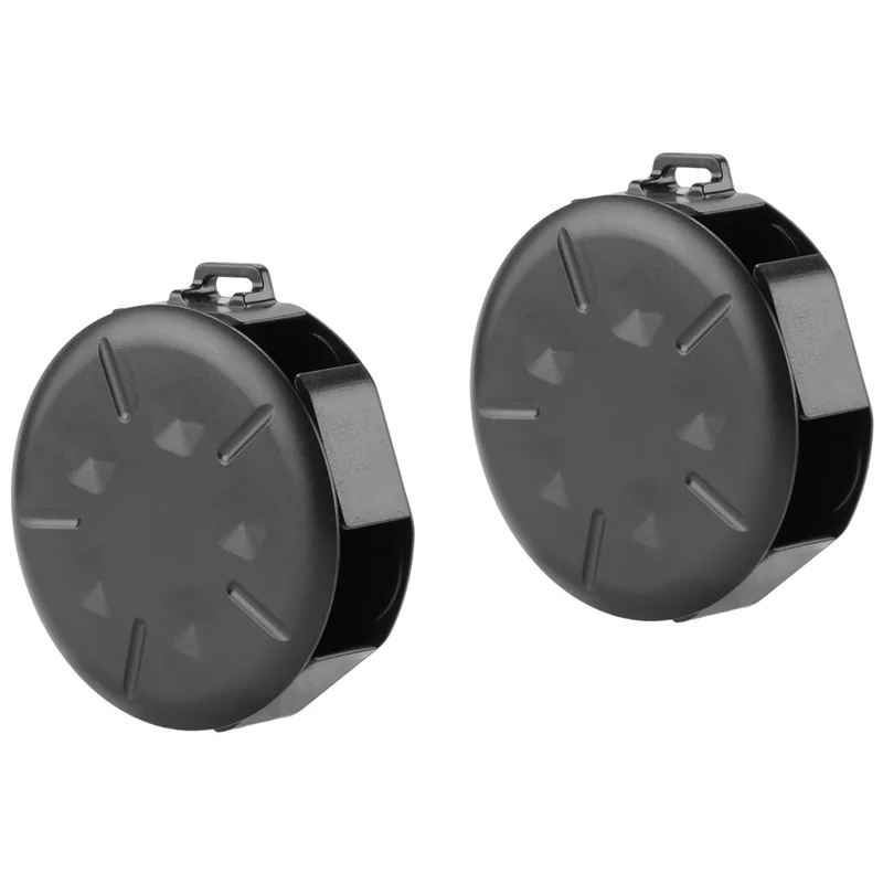 AED6-2 Pack Coin Dispenser - Portable Coin Case With Clip, Change Holder Minimalist Coin Collection Wallet (2 Pack, Black)