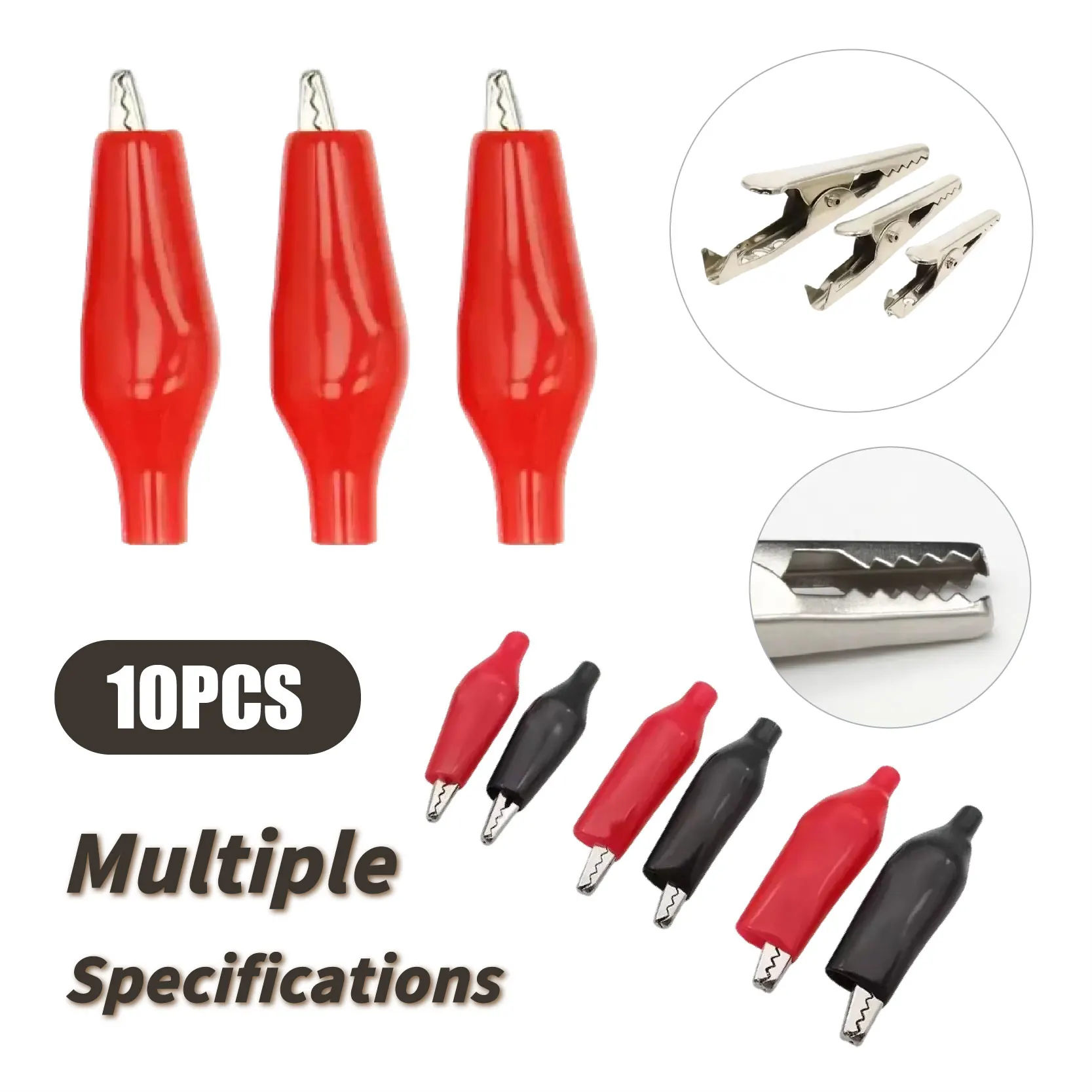 

Изолированные зажимы типа «крокодил» 8/13 мм, разъемы для электрических батарей, мини-зажимы типа «крокодил» для стереоразъема, силовой терминал