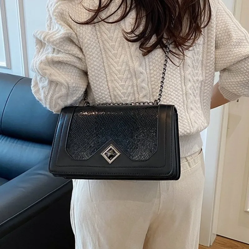 

Привлекательная гладкая сумка через плечо, женская офисная сумка для поездок на работу, изысканная модная шикарная вневременная элегантная стильная сумка