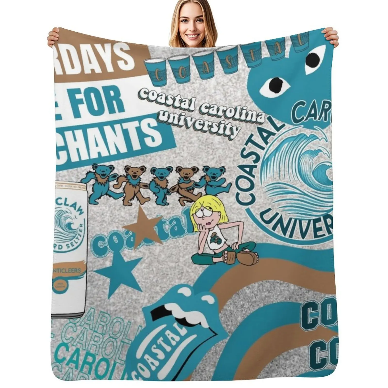 

CCU Tapestry Throw Blanket Air Conditioner Soft Blanket for Office Home