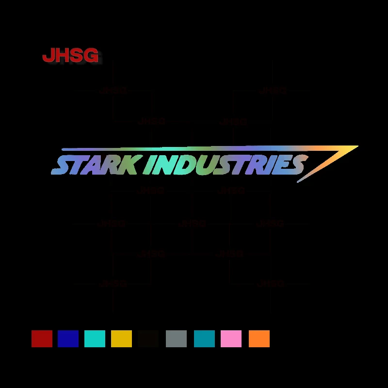 

JHSG Stark Industries Body Stripe Sticker Vinyl Decal For Car Motorcycle Helmet Laptop Decorative Water Repel Decal PVC Hot Sale
