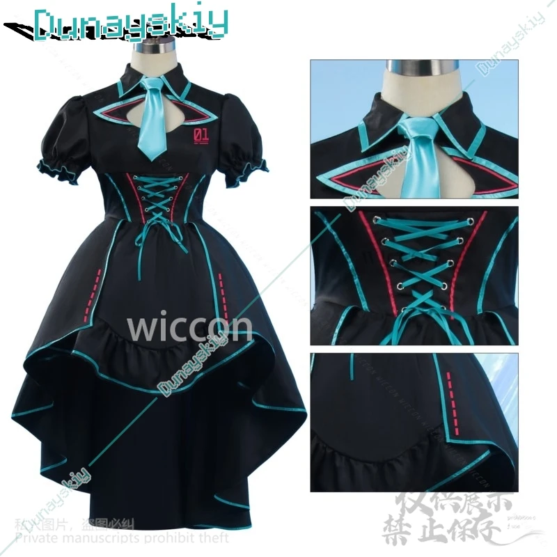 Anime Game Project Sekai Colorful Stage Feat Mikuuu Cosplay Knights Of The Moonlight Costume Dress Lolita Wigs Skirt Customized