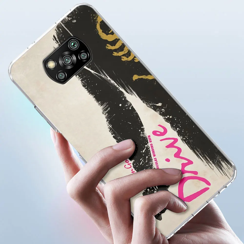 Drive Ryan Gosling Movie Fun Art Case for Xiaomi Poco X6 X5 F4 M5s X3 NFC F1 F5 M5 M3 M4 GT F3 F2 X4 Pro TPU Soft Phone Cover