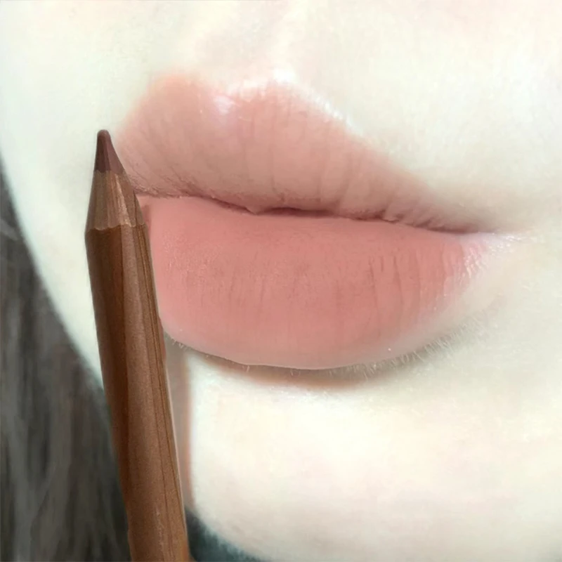 Naked Matte Lip Liner Waterproof Outline Lip Pencil Matte Moisturizing Lasting Lip Lipstick Korean Cosmetics Cosmetic