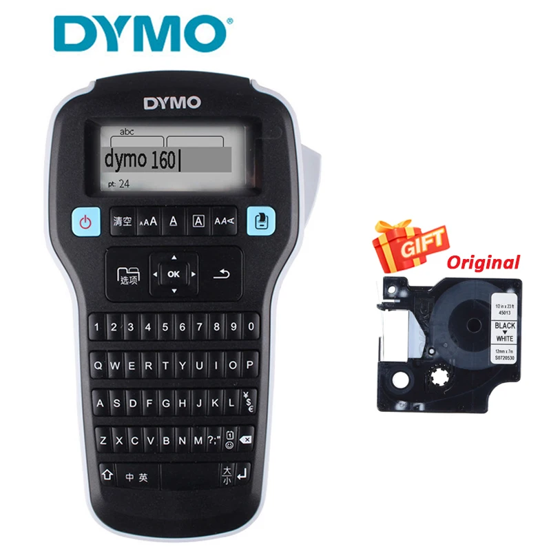 DYMO LM160 LM-160 Printer for 6mm/9mm/12mm/19mm 45013 45010 45018 45021 45023 45024 40913 43613 LabelManager