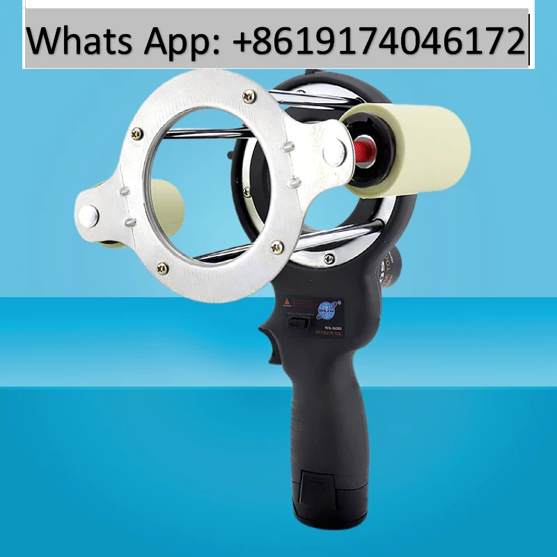 WK600 Электрическая машина для кабельных стяжек Кондиционер Соединительная/медная/алюминиевая/изоляционная труба Автоматическая машина для намотки кабельных стяжек