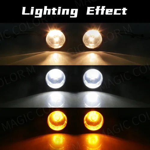 Imagen 2 del producto Luces antiniebla LED para Nissan Tiida 2007 2008 2009 2010 2011, lámpara antiniebla halógena, faro de parachoques delantero con Kit de cables de cubierta