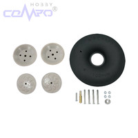 1PC Aircraft Pneumatic Wheels 4/4.5/5/5.5Inch Inflatable Tire Landing Gear Wheel For Fixed Wing RC Aircraft Model Plane Replace