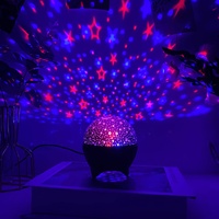 LED Starry Sky Projector Light Stars and Moon Projection 7 Modes Night Light USB Powered for Kids Room Party Decor Holiday Gifts