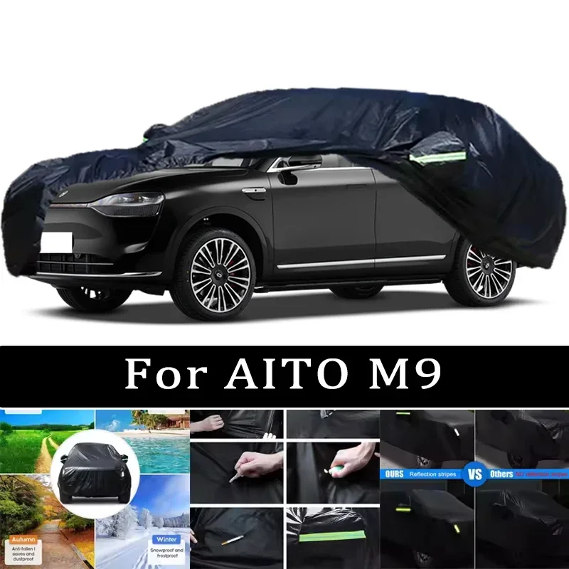 

Чехол для автомобиля AITO M9 - Защита кузова на открытом воздухе, водонепроницаемый, пылезащитный, термостойкий, всесезонный, внешние аксессуары