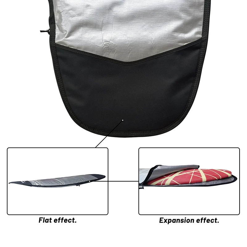 Bolsa protectora para tabla de Surf, bolsa de viaje de alta calidad, fácil de llevar, con correa