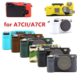 Texture Rubber Silicon Case Body Cover Skin for Sony A7CII A7C II , A7C Mark II , Alpha 7C II 7CR, ILCE 7CM2 A7C2 A7CR Camera