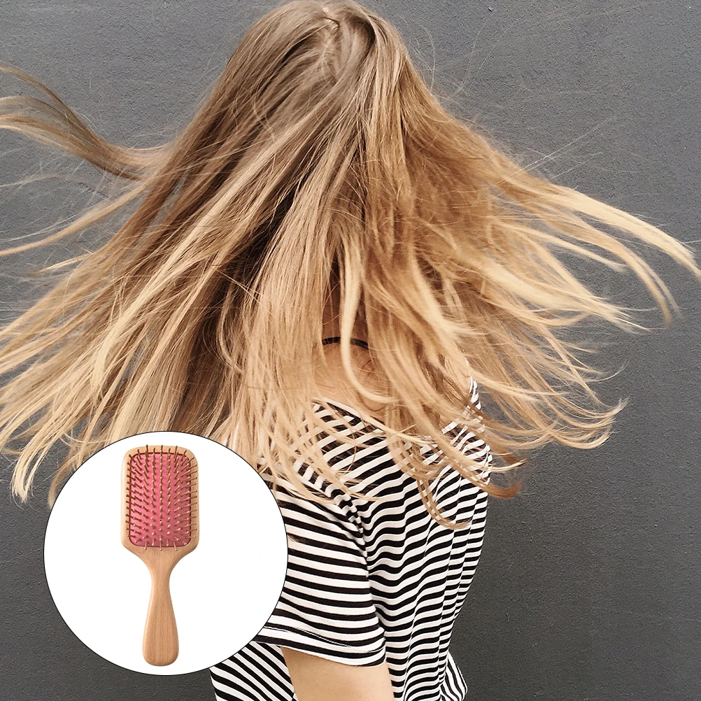 

Bamboo Wood Hair Comb Hairdressing Comb Durable Anti Static Scalp Massager for Home Hairdressing Tools Massage