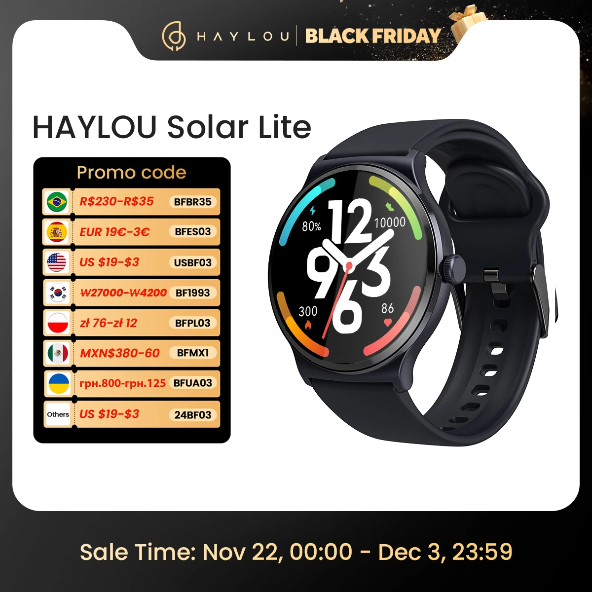 HAYLOU Solar Lite Smart Watch 1.38