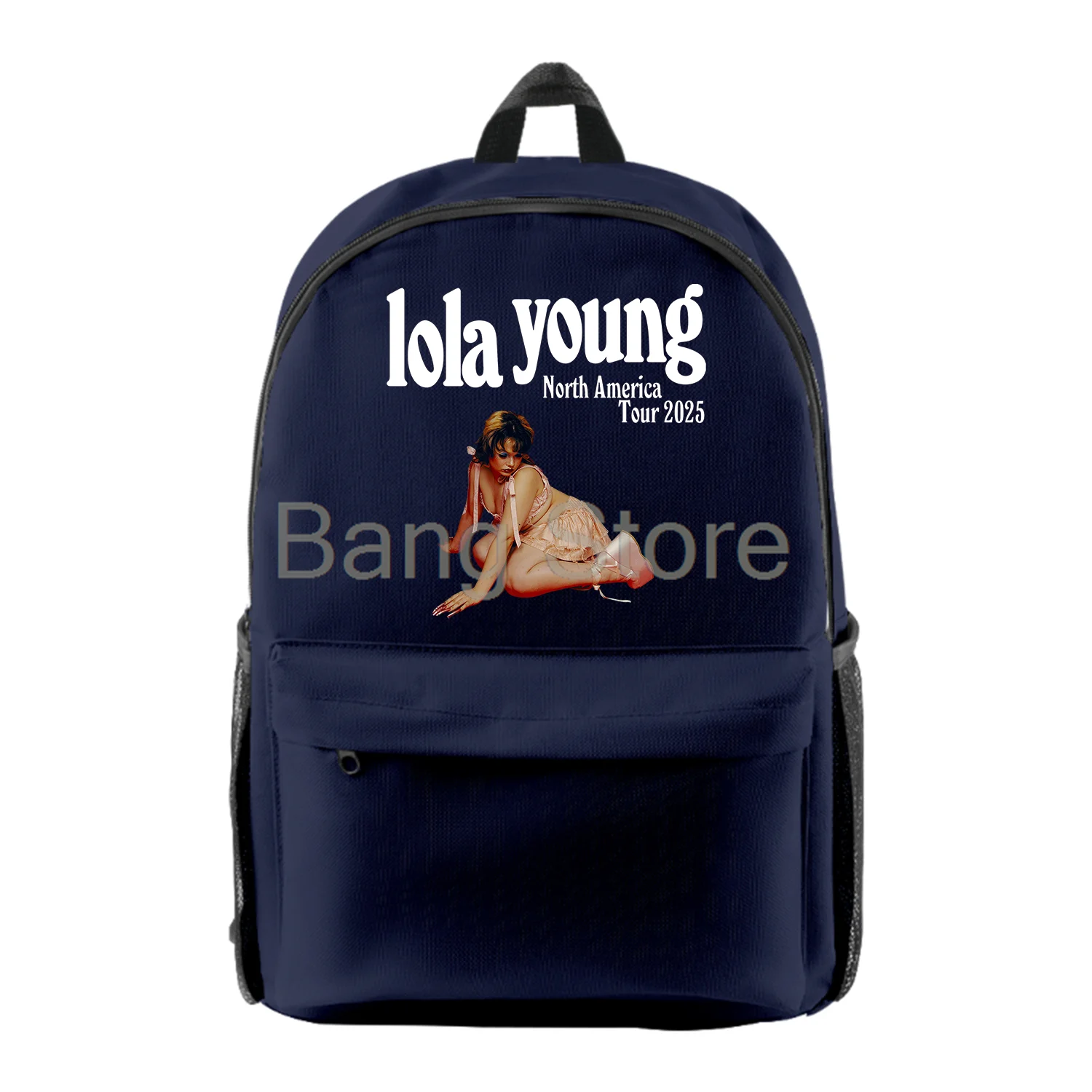 حقيبة ظهر Lola Young North America Tour 2025 للنساء والرجال حقيبة كتف كاجوال ملابس الشارع الشهير Daypack حقائب سفر للجنسين