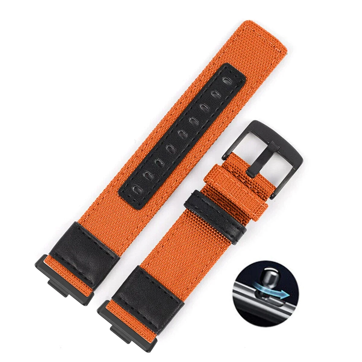 화웨이 시계 용 나일론 스트랩 Fit 4/4 Pro 스포츠 루프 팔찌 교체 가능한 밴드 Fit3/2/1 조정 가능한 빈티지 손목 밴드 액세서리