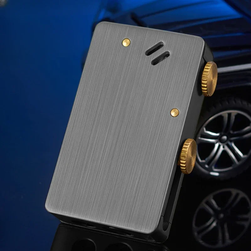 Multifunctional One-click Kerosene Lighter, Automatic Ignition, Creative Retro Grinder, Metal Lighter, Classic Flame
