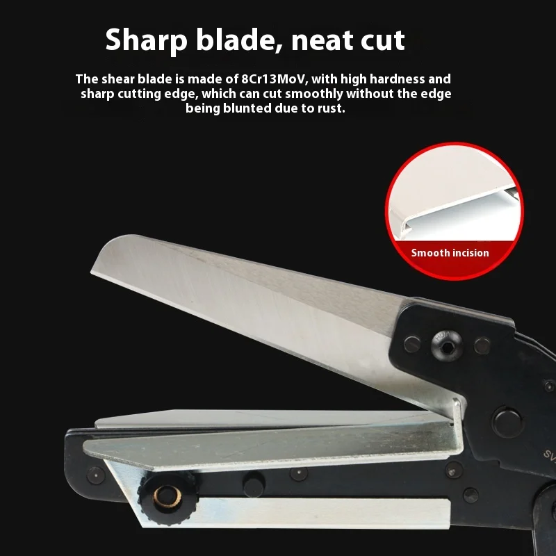 FSE VSJ-110XC PVC Trunking Cutter 45/90 Degree Angle Shears 110mm Electrician Wire Duct Cutting Tool