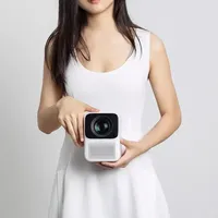 2025/Youpin Wanbo T2 Max 1080P Smart Mini Projector Support tv 4k Android Wifi Home Cinema LED Projector Global Version