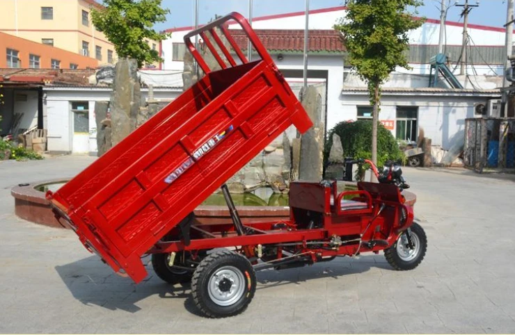 Auto Descarga Três Rodas Motocicleta, Triciclo a Gasolina, Carga, 200cc, 200cc