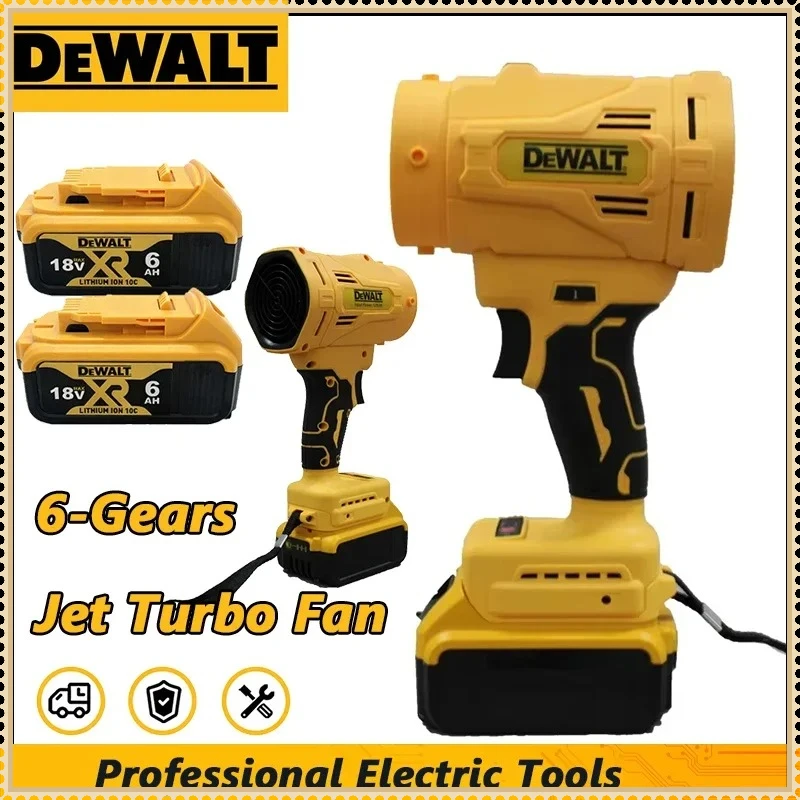 

Беспроводной высокоскоростной бесщеточный электрический воздуходув Dewalt Jet Turbo Fan 130000 об/мин, мощный вентилятор-пылесос