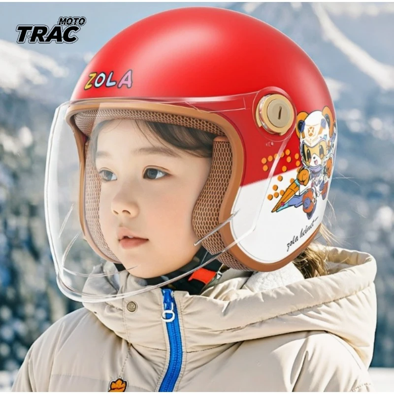 4seasons Boys Girls Motorbike Helmet Kids Safty High Density Cute Cartoon Lovely Skating Child Children Cycling Bicycle Helmets