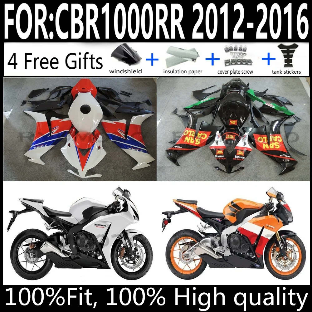 Kit de carénages de moto Kawasaki GTR1400 07-09 Concours 14, carénages en plastique ABS GTR 1400 2007-2009, ensemble complet