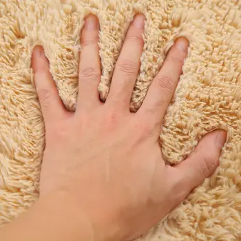 三件式浴室地毯套裝,含馬桶蓋套,純色防滑絨面浴室地墊。 10 最佳銷售 浴室配件套裝 - №8