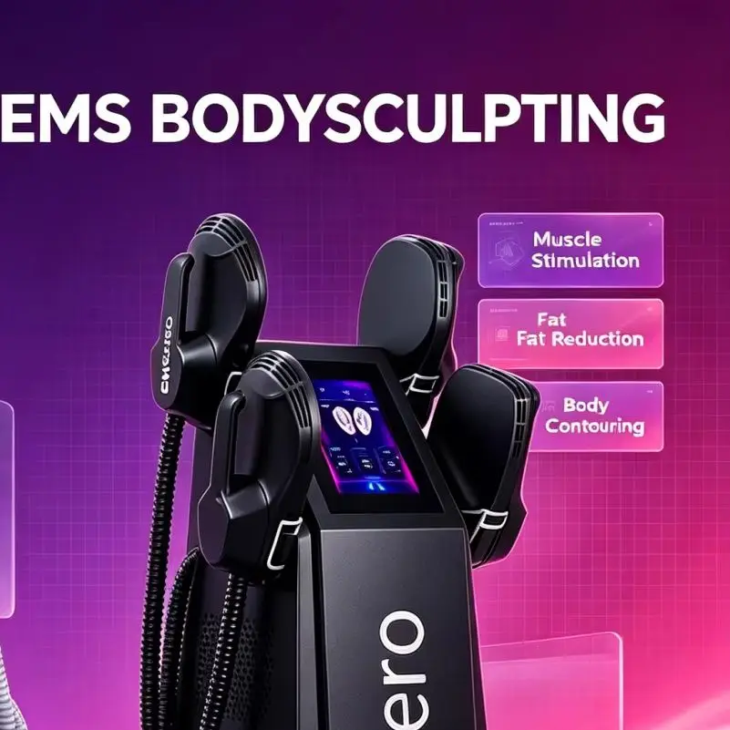 EMSZERO MYOslim Body Sculpt 6500W HI‑EMT Pelvic Cushion Body Contouring Butt Shaping Abdomen Firming Beauty Device