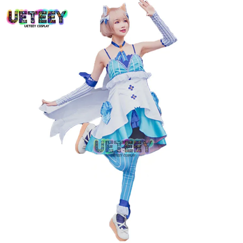 

UETEEY COS Felix Argyle Cosplay Costum Costume Full Set With Socks Ears Tail