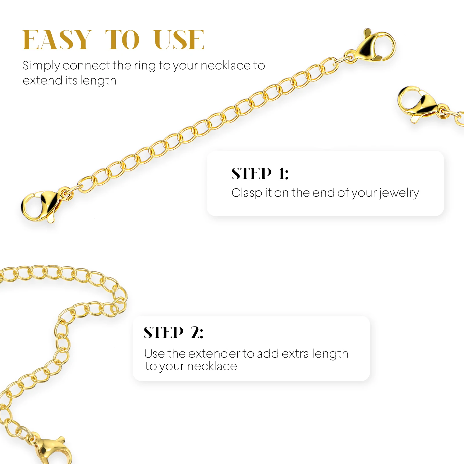 

10 pcs Chain Extenders Necklace Extender Magnetic Lobster Clasps Jewelry Making Bracelet Anklet Connectors Silver Plated for DIY