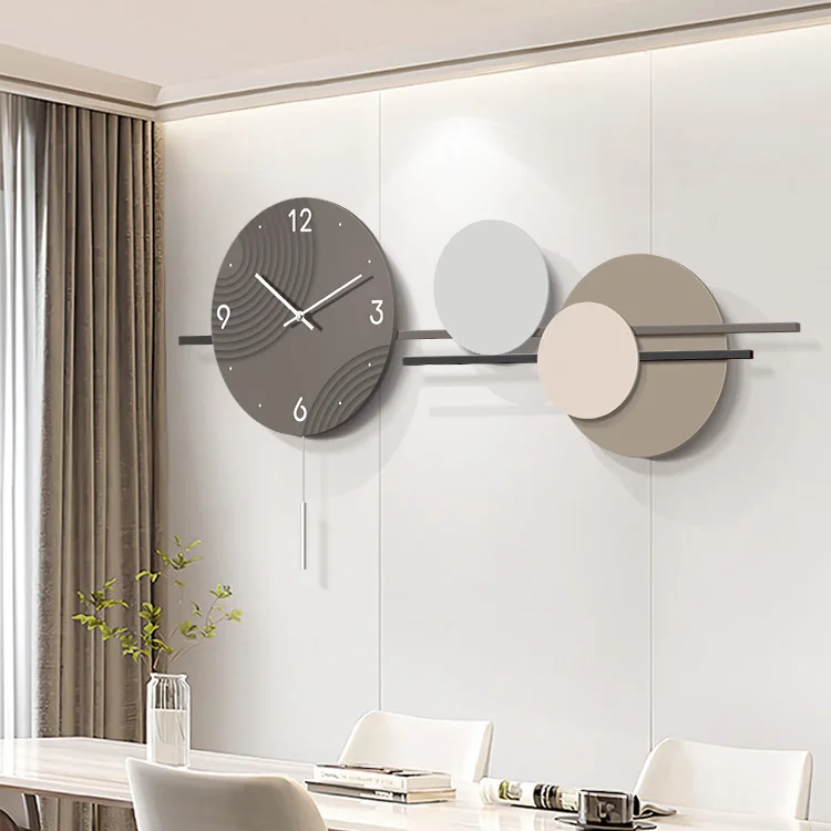 Modern Minimalist Decorative Wall Clock, Living Room, Personalized Home, Light Luxury, Creative Fashion, Artisand Fashion