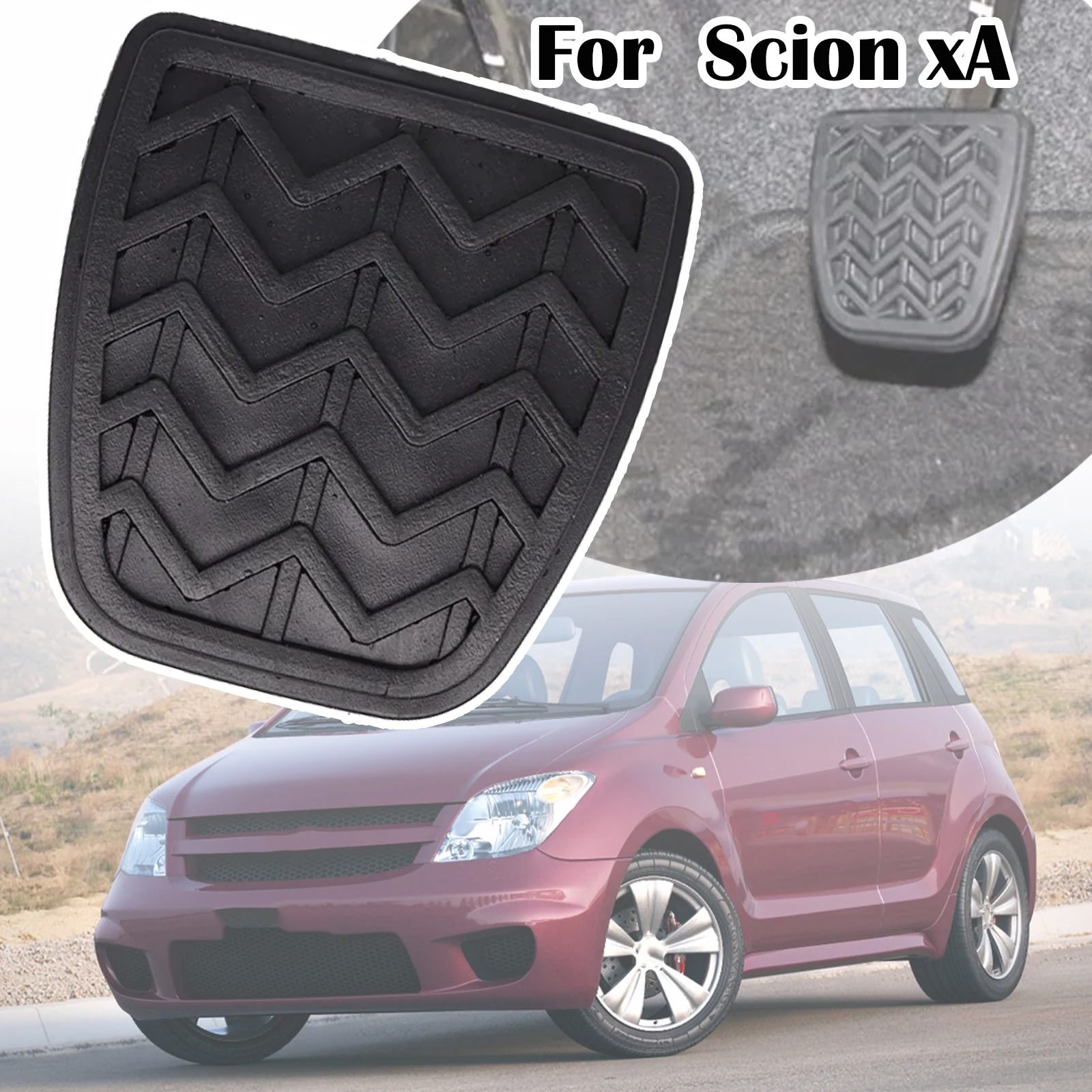 

Car Rubber Brake Clutch Foot Pedal Pad Cover For Scion xA XP60 xB xD XP110 tC AT10 Pontiac Vibe Toyota Yaris XP90 XP130 XP150