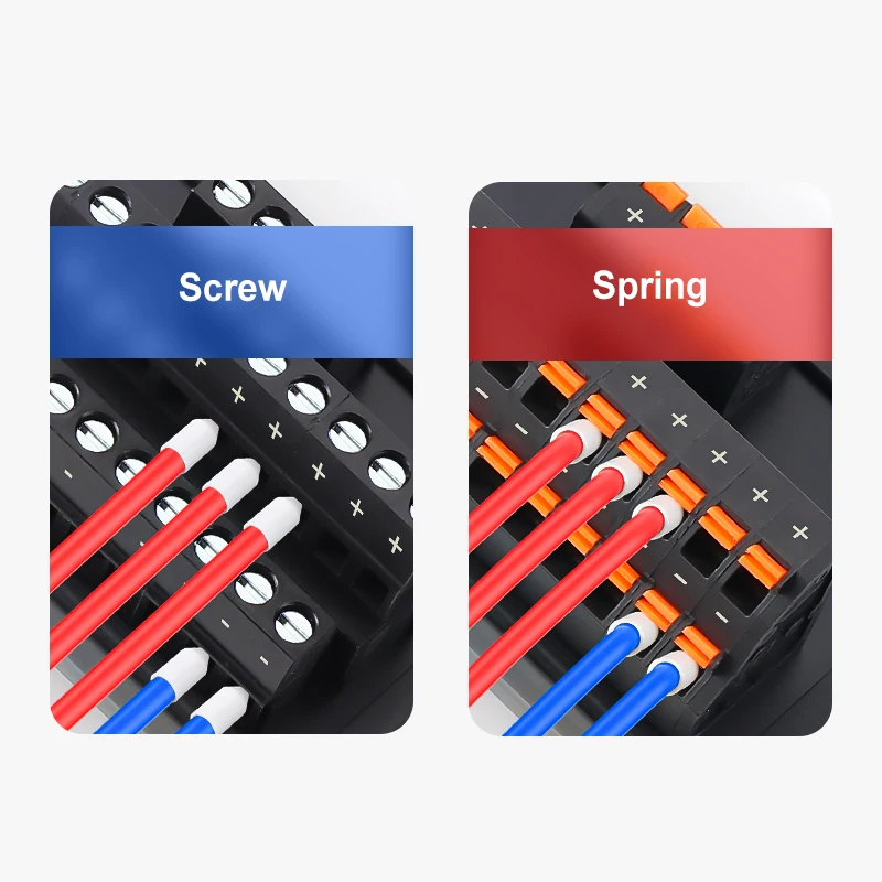 ENMGSpace-Saving Wiring Terminal Block ECTB-Power Distribution Module for PLC,1-to-Multi Output(10~64 Ways)Vertical Plug-in type