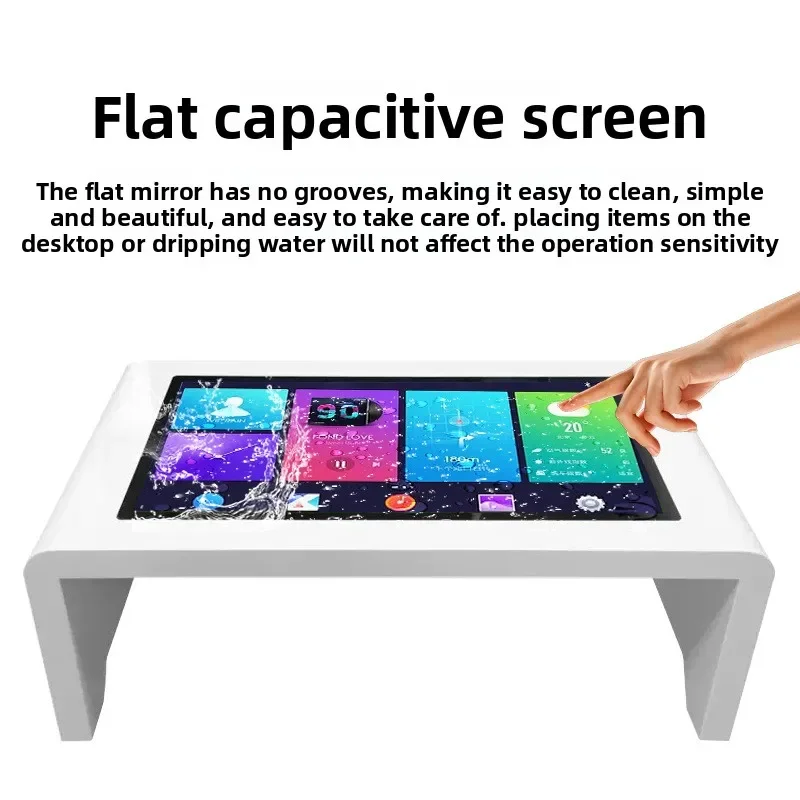 Smart capacitive touch coffee table all-in-one machine business negotiation and entertainment interactive desktop waterproof