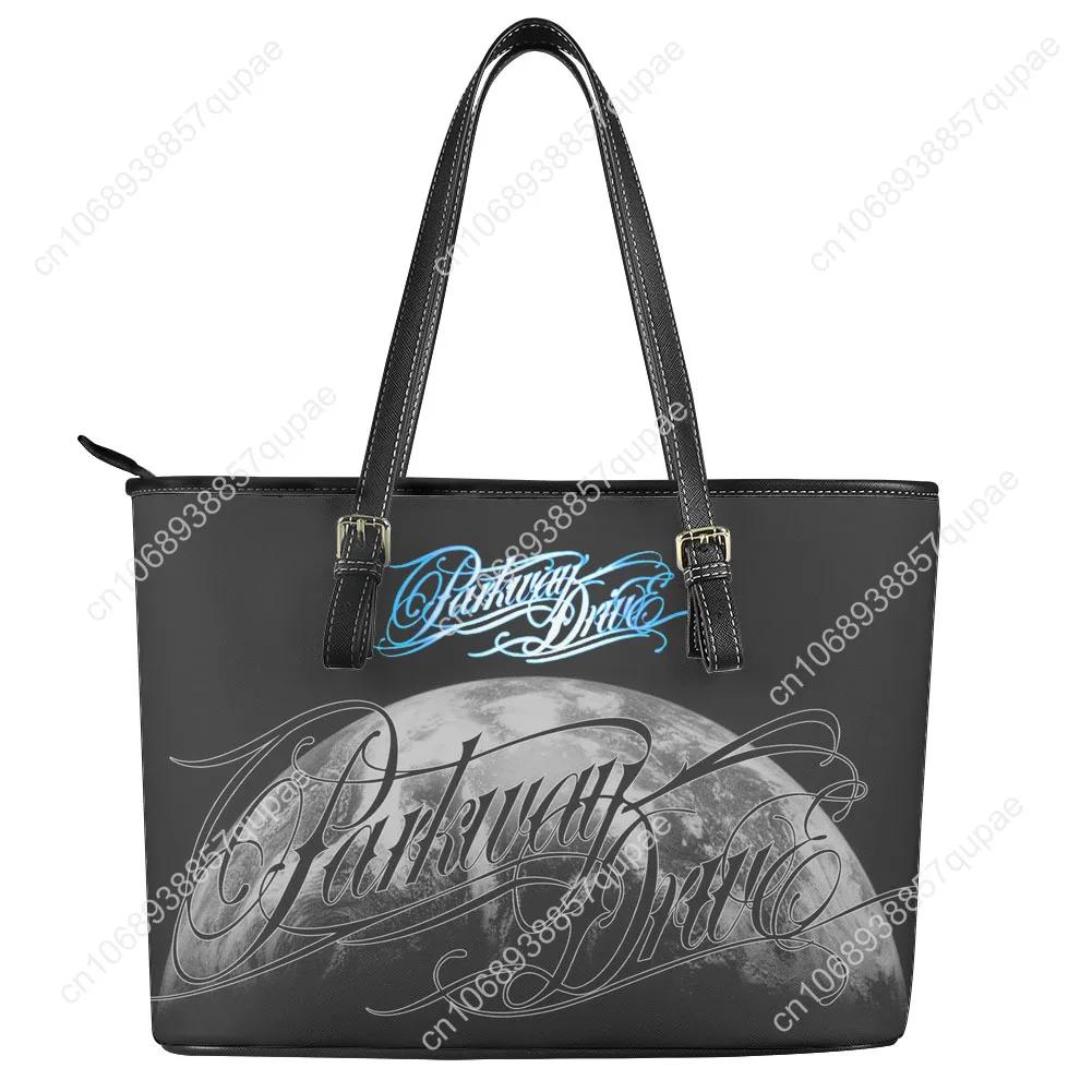 Parkway Drive Metal Band Custom Handbag Womens Mens Personalized Tote Bag Shoulder Bag Business Leather Purse Travel Bag Gift