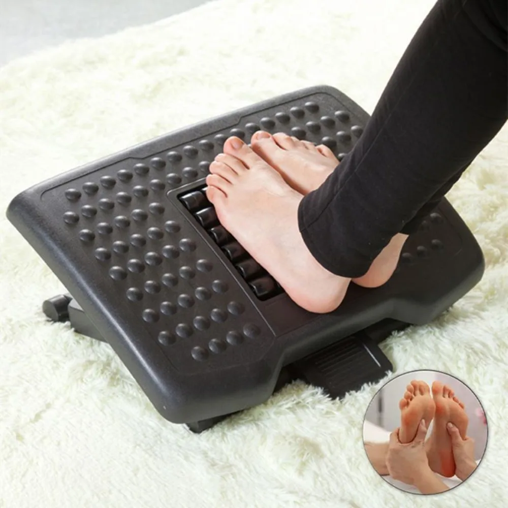 

Foot massage roller with a 30 degree tilt angle to relieve fatigue and relax muscles suitable for home offices
