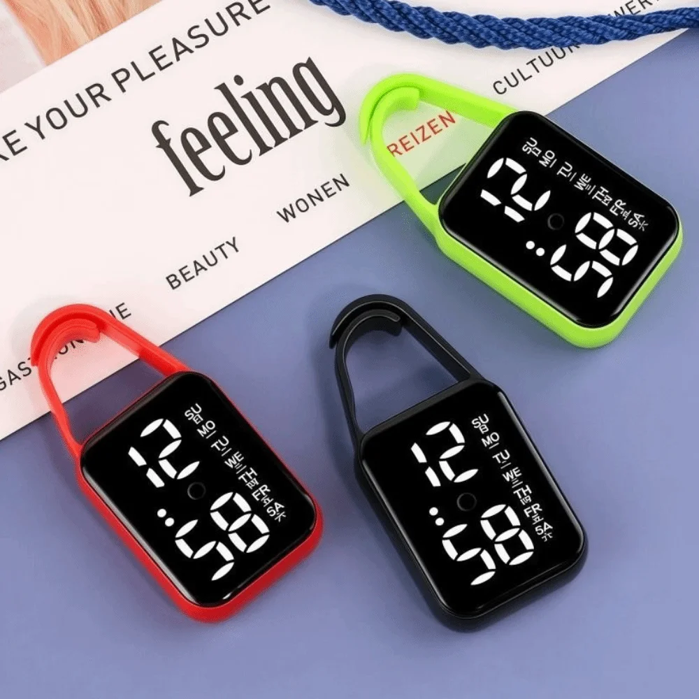 

LED Electronic Hanging Watch Digital Display Waterproof Pocket Watch Pocket Style Portable Luminous Pocket Watch