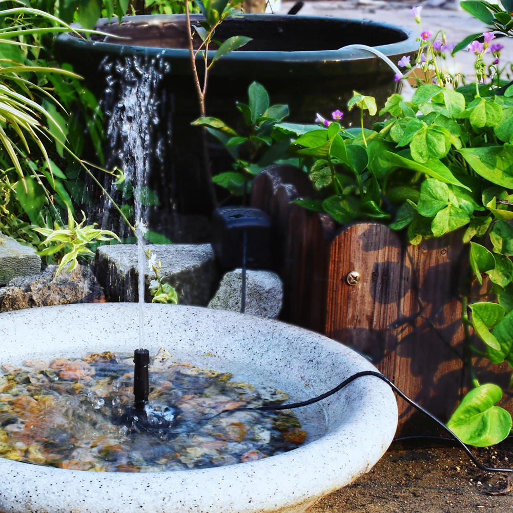 مضخة مياه لوحة الطاقة الشمسية ، زخرفة الحديقة مع حصة ، مضخة مياه ، نظام ري ، مجموعات لخزان الأسماك ، 5 واط ، 5 فولت ، 180 لتر/ساعة